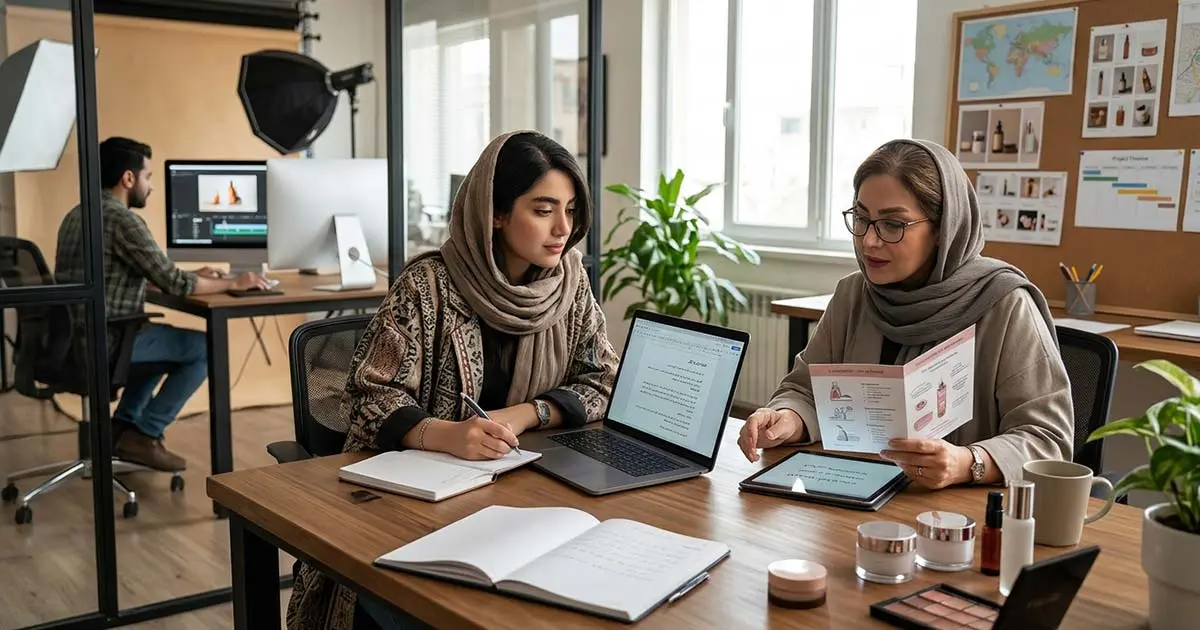 تولید محتوا در زمینه زیبایی با زرین ترجمه