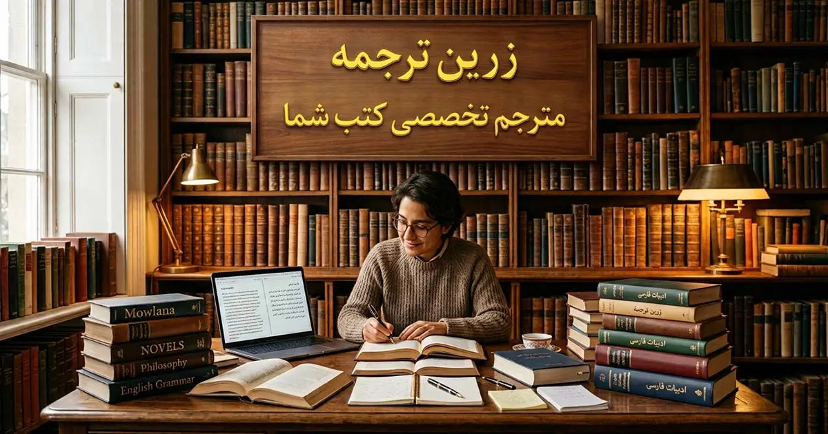 ترجمه کتاب‌های انگلیسی با زرین ترجمه