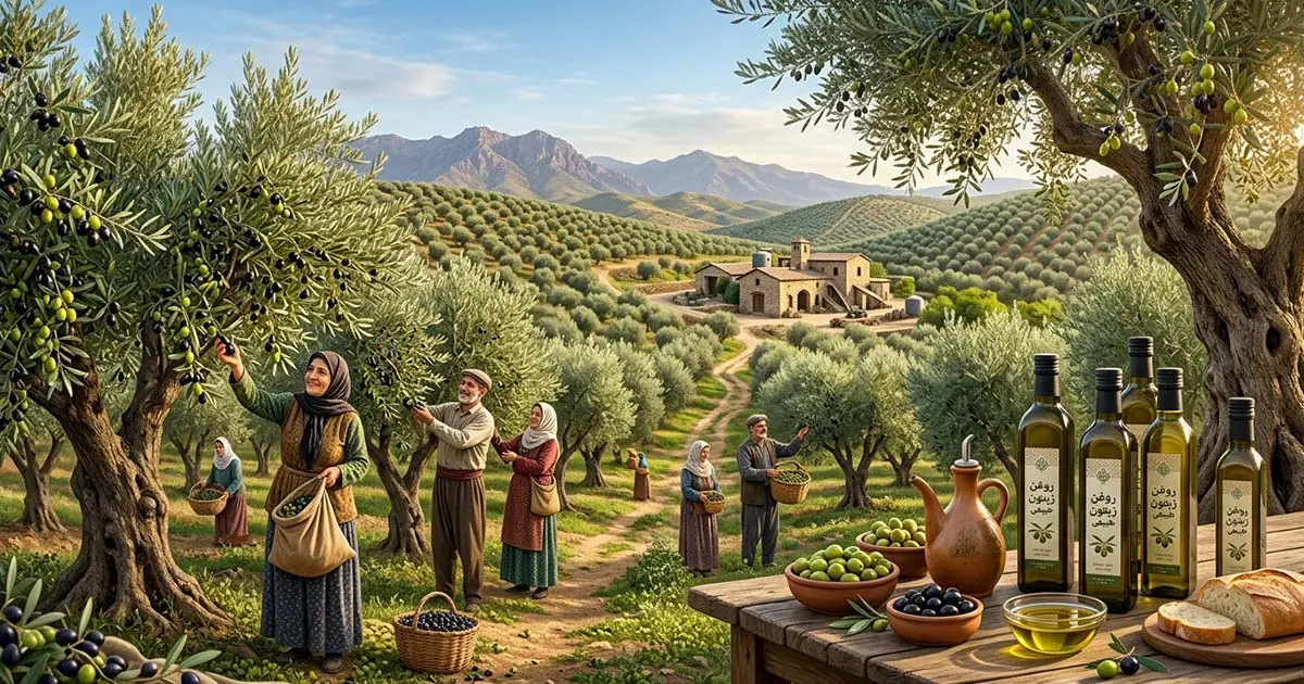 تولید محتوا در زمینه زیتون و روغن زیتون با زرین ترجمه
